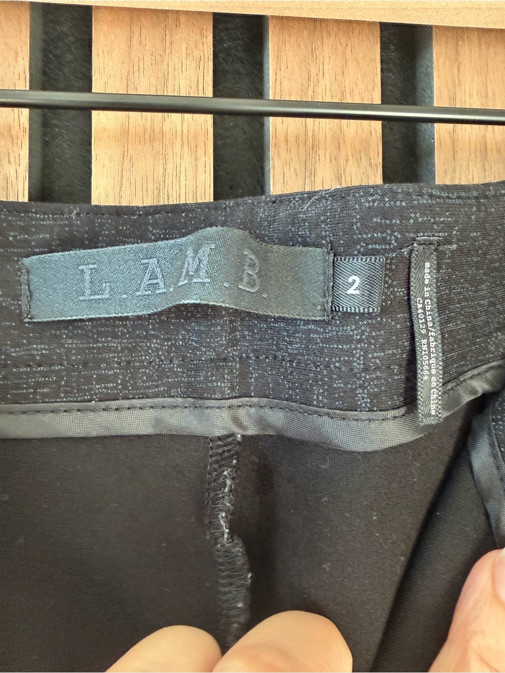 L.A.M.B. Black skinny Pants - Picture 4 of 6